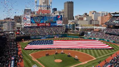Progressive Field Indians Opening Day